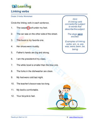 Linking verbs 3