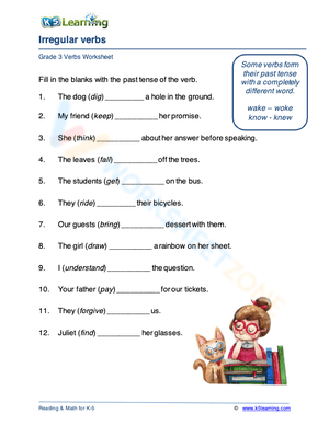 Irregular verbs 3