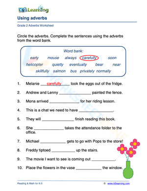 Using adverbs 1