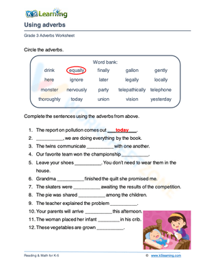 Using adverbs 4