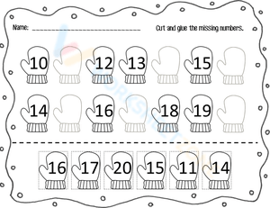 Find the Missing Numbers in this Fun Worksheet