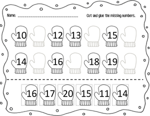 Find the Missing Numbers in this Fun Worksheet