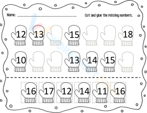 Enhance Number Skills with Missing Numbers Worksheet