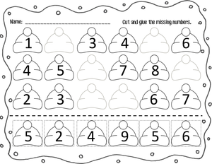 Number Sequencing Practice with Missing Numbers