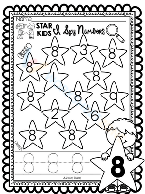 Practice Number Search: Spy Number 8
