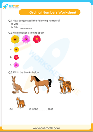 Practice Ordinal Numbers with This Worksheet