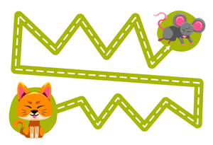 Printable Line Tracing Worksheet | Pre-K & K