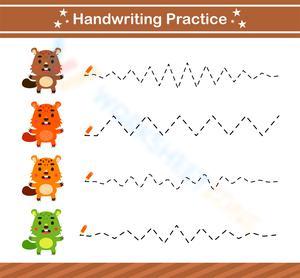 Printable Line Tracing Worksheet | PreK & K