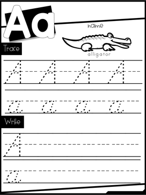 A Handwriting Practice Worksheet
