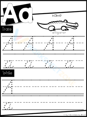 A Handwriting Practice Worksheet