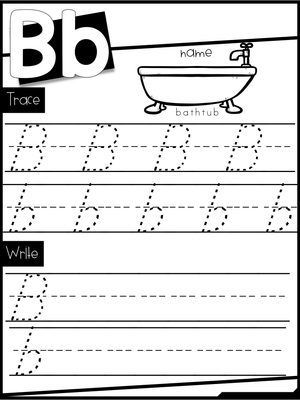 Letter B Practice
