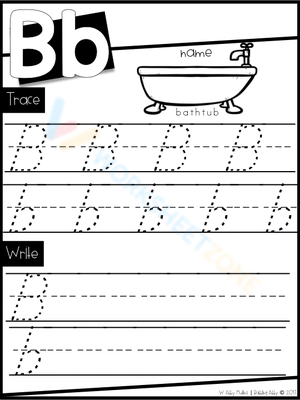 Letter B Practice