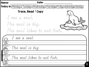 Sentence Writing Practice | Grade 1-2 Printable