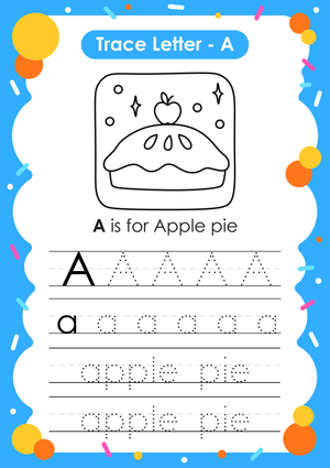 Trace Letter A: Practice Handwriting Skills