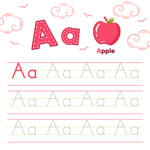 Alphabet Letter A Worksheet for Kids