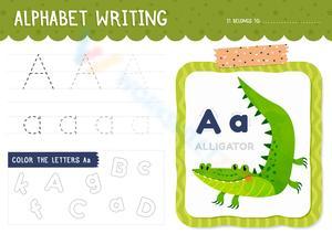 Letter A Writing Practice Worksheet