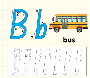 B is for Bus: Learning the Letter B