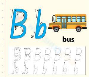 B is for Bus: Learning the Letter B