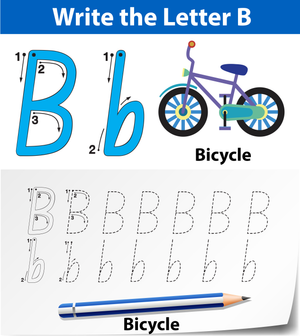 B is for Bicycle: Learning with Letter B