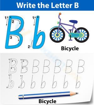 B is for Bicycle: Learning with Letter B