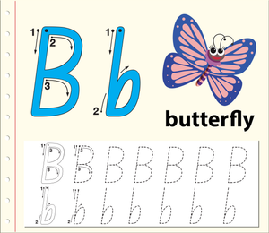 B is for Butterfly: Letter B Learning