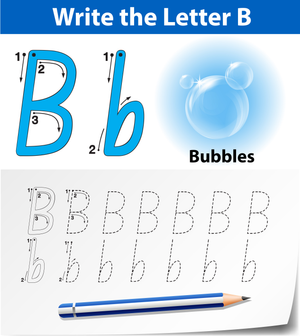B is for Bubbles: Exploring the Letter B