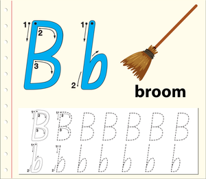 B is for Broom: Learning the Letter B