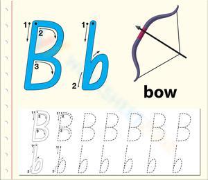 B is for Bow: Recognizing Letter B Items