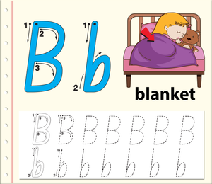 B is for Blanket: Discovering Letter B Items