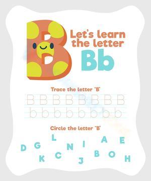 Learn the Letter BB: Worksheet for Kids