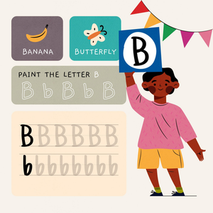 Paint the Letter B: Fun Activity Worksheet