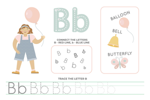 Letter B Tracing Worksheet | Essential Kindergarten Ready
