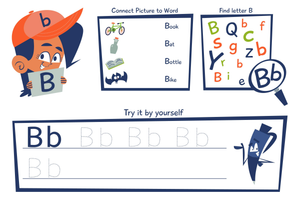 Find, Trace and Write BB: Practice Sheet