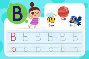 Tracing Letter B Worksheet