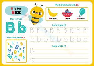 How to Trace Letter B Worksheet