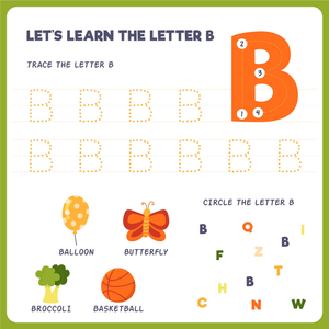 Learn the Letter B Worksheet
