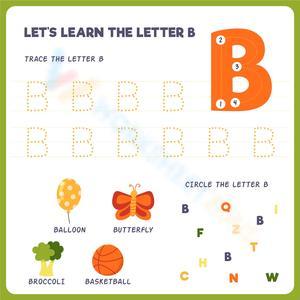 Learn the Letter B Worksheet