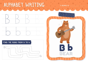 Alphabet Writing: Letter B Worksheet