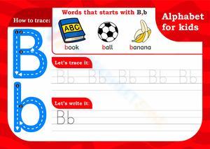 Alphabet for Kids: Letter B Worksheet