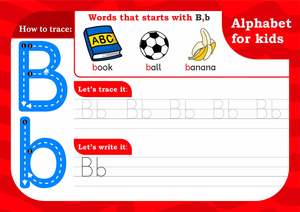 Alphabet for Kids: Letter B Worksheet