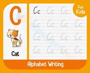 Trace the Cursive C Worksheet