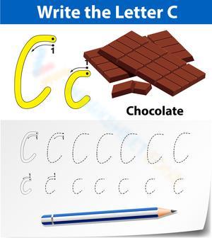 C is for Chocolate Worksheet