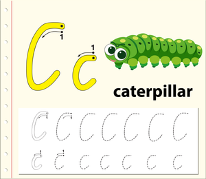 C is for Caterpillar Worksheet