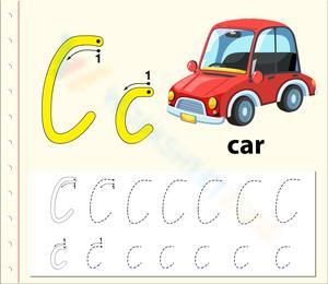 C is for Car Worksheet