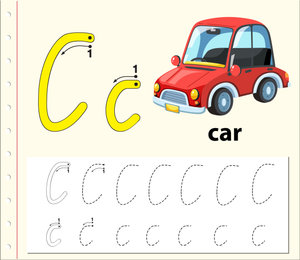 C is for Car Worksheet
