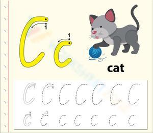C is for Cat Worksheet
