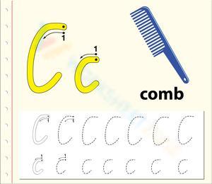C is for Comb Worksheet