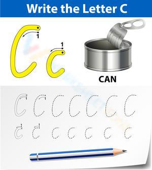 C is for Can Worksheet
