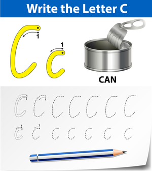 C is for Can Worksheet