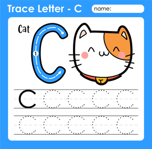 Trace Letter C Worksheet
